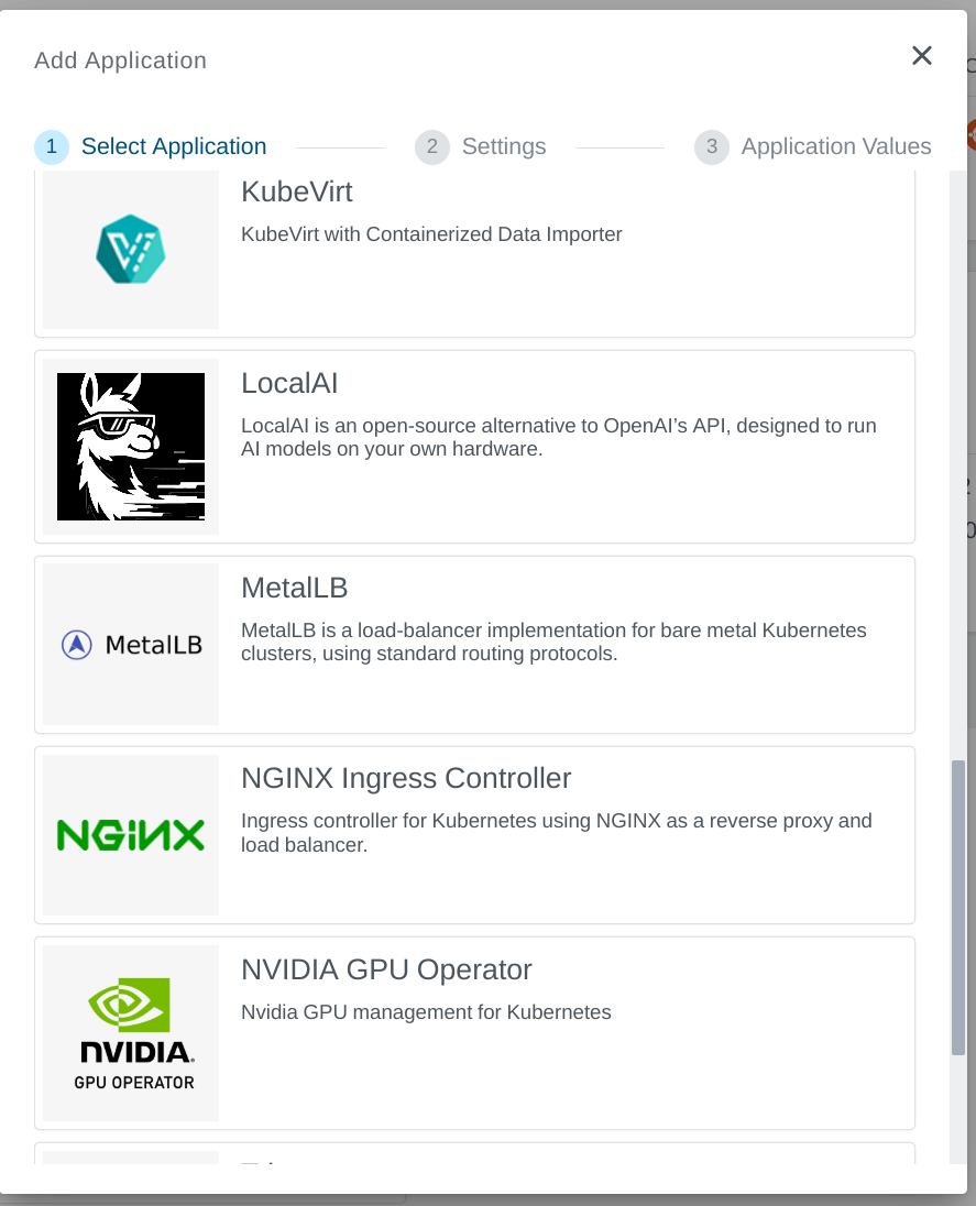 Select Local AI Application